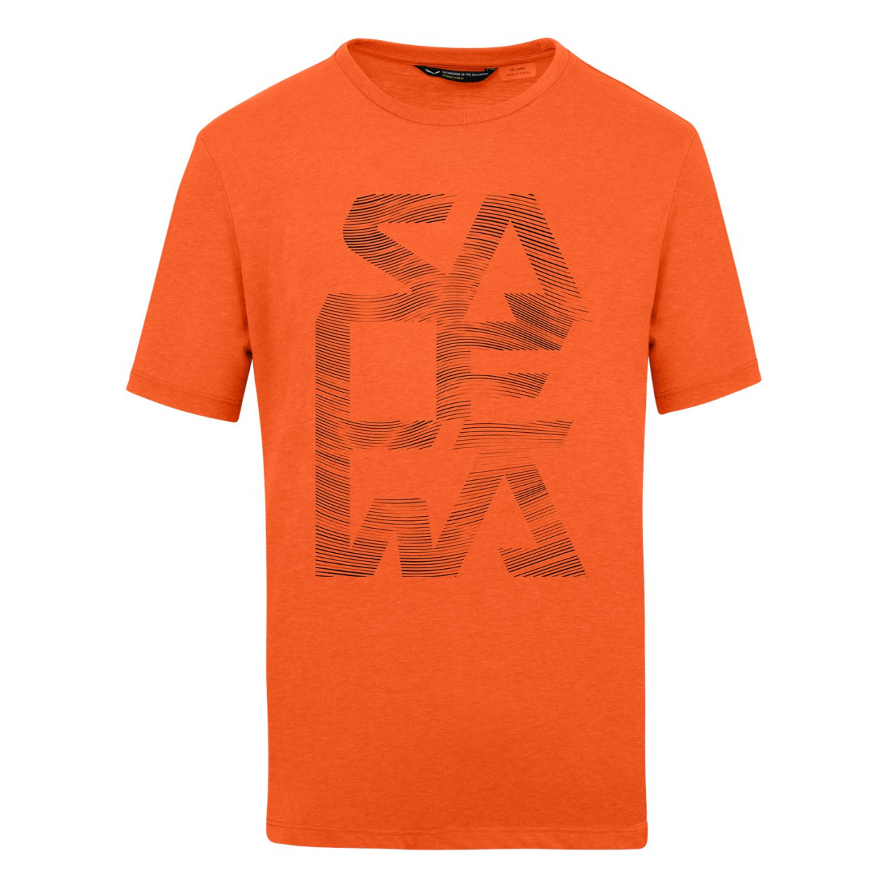 T-Shirts Salewa Print Dry Homem Laranja/Vermelhas Laranja 421TPXEAC